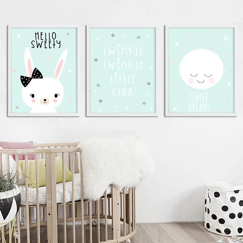 

Настенная картина «Луна», «кролик»