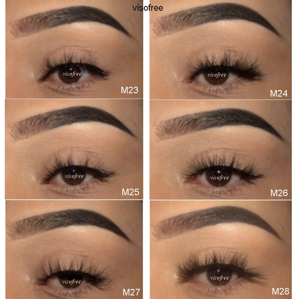 Ресницы Visofree 3D из норки 100% не тестируется на животных долговечные ресницы