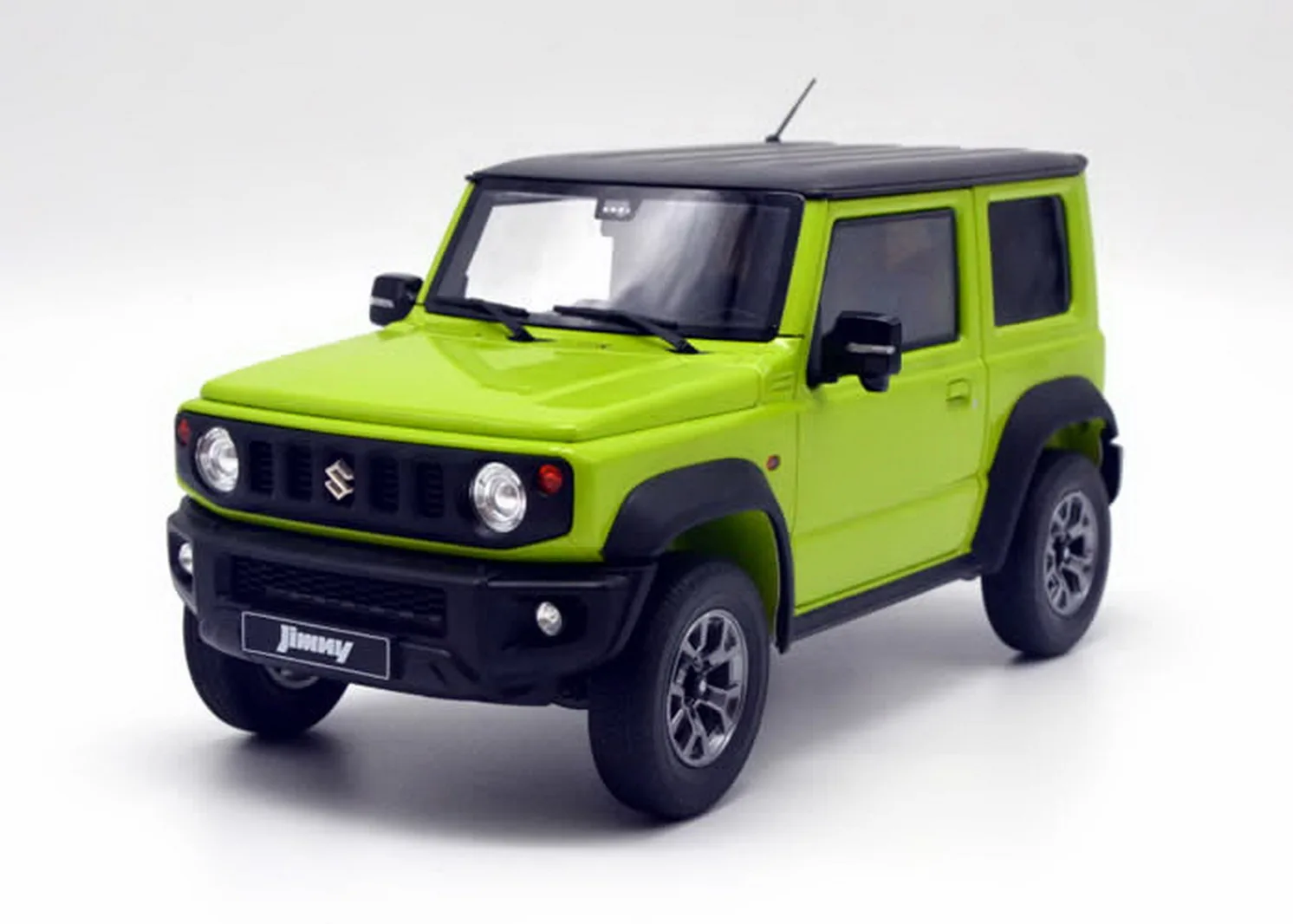 

ЖК-дисплей 1/18 масштаб Suzuki Jimny SUV Green Diecast модель автомобиля игрушка Коллекция подарок