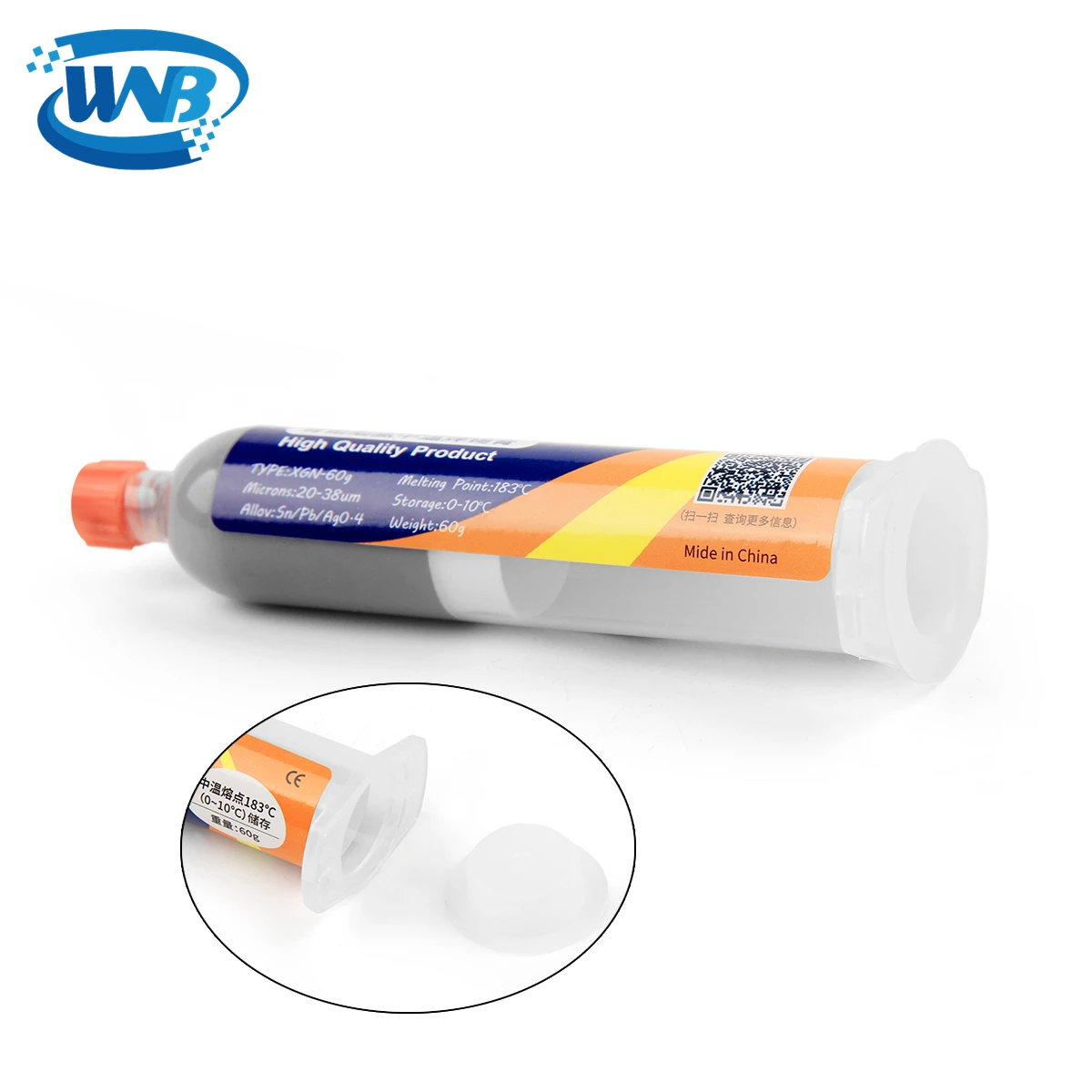 WNB 60/100 г этилированный шприц жидкости пайка с флюсом паста 183 ℃ температура