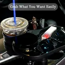 New 2 In 1 Multifunction Car Cup Holder Expander Adapter Auto Cup Holder With Wireless Charging Board Container Car Accessories New 2 In 1 Multifunction Car Cup Holder Expander Adapter Auto Cup Holder With Wireless Charging Board Container Car Accessories