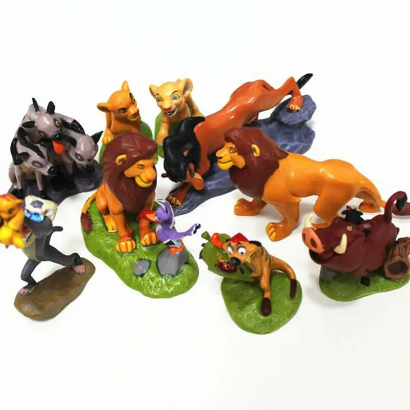 Король Лев Simba Nala Timon модель Фигурка ПВХ Фигурки Классические Игрушки для