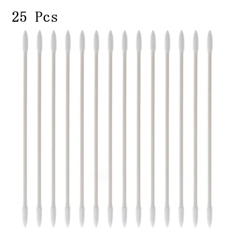 

25pcs Cotton Disposable Stick Cleaning Tool for AirPods Earphone Smart Phone Tablet Charge Port USB Port