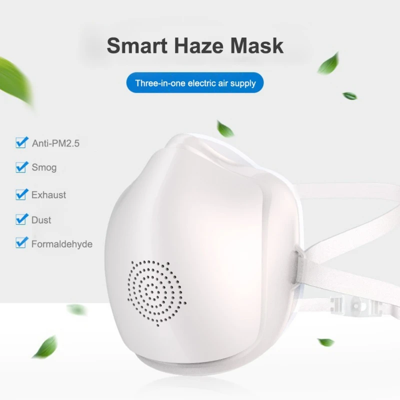 Электрическая маска для очистки воздуха против загрязнения с фильтром улицы