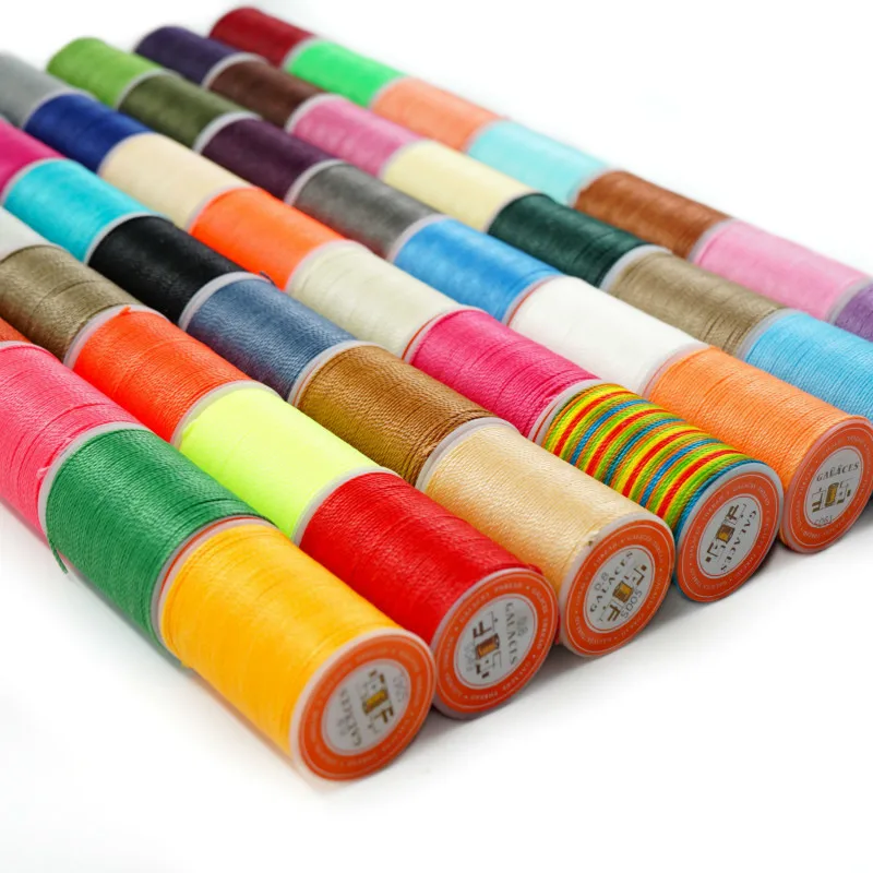 170 м вощеная нить Круглый полиэстер сделай сам ручная вязка веревка для ожерелья