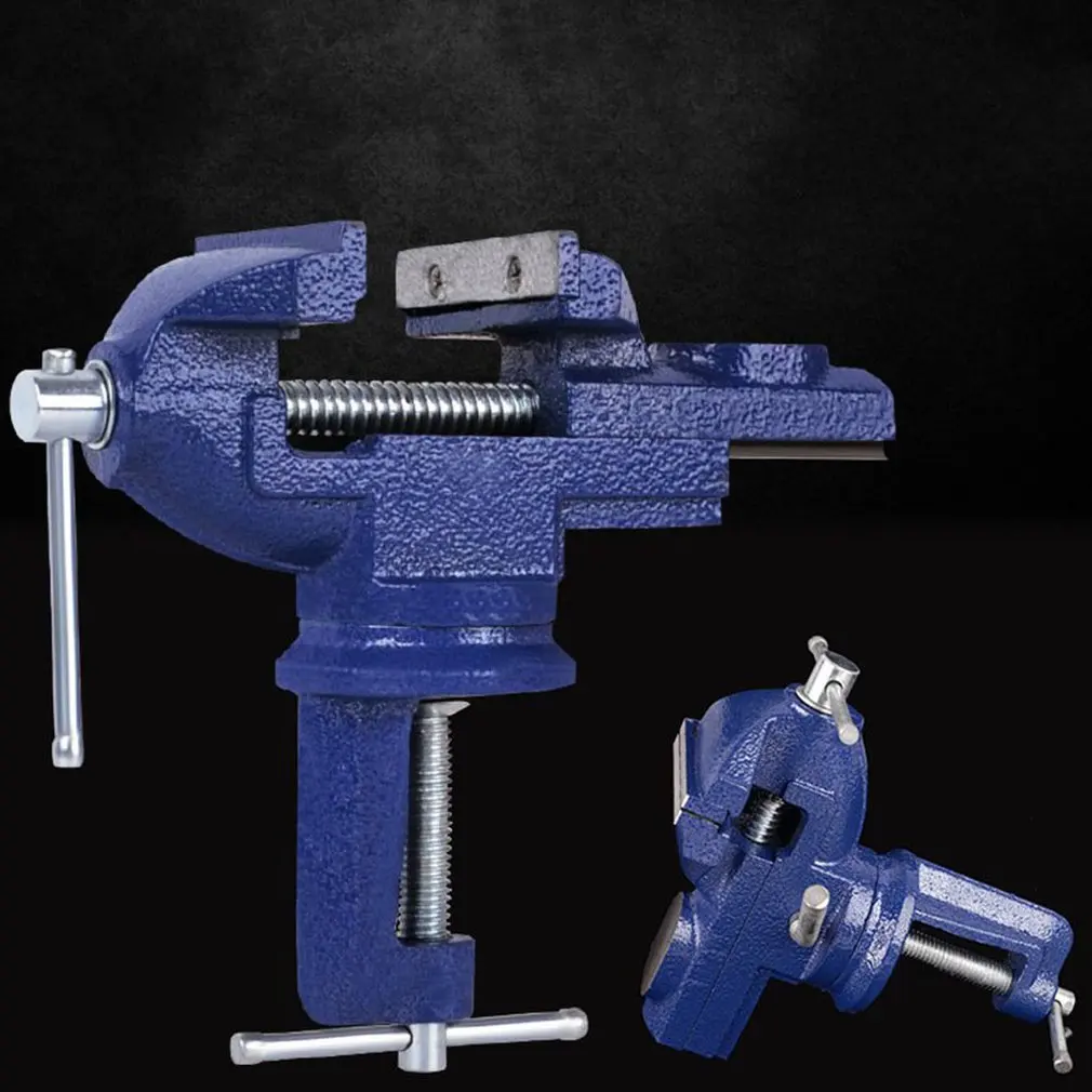 360 градусов поворотный Рабочий верстак тиски для стола сверхмощный базовый зажим