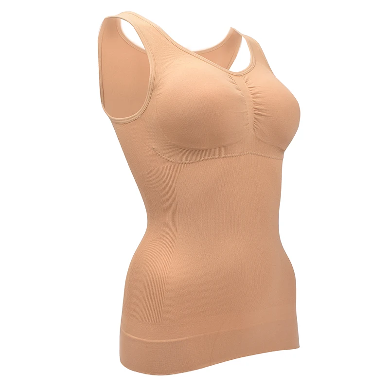 Cami Shaper Slim Up Lift размера плюс бюстгальтер Cami майка Топ для женщин Корректирующее белье съемное Корректирующее белье жилет для похудения корсет Корректирующее белье