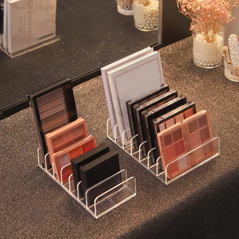 

1Pc Eyeshadow Palette Organizer Eyepowder Storage Tray Cosmetics Rack Makeup Tools Compartment Holder For Women