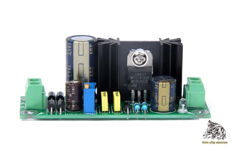 

2pcs / lot product board. Single group LM317 linear step-down adjustable voltage rectifier filter power board