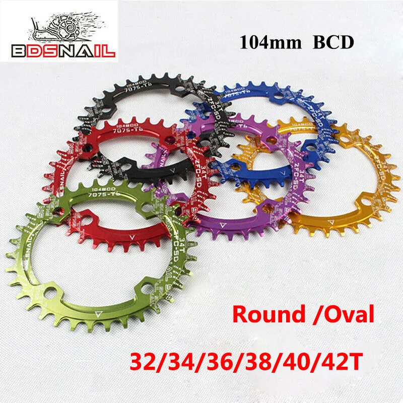BDSNAIL сеть MTB кольцо 104 BCD Велосипедное узкая широкая цепь односкоростной Дорожный