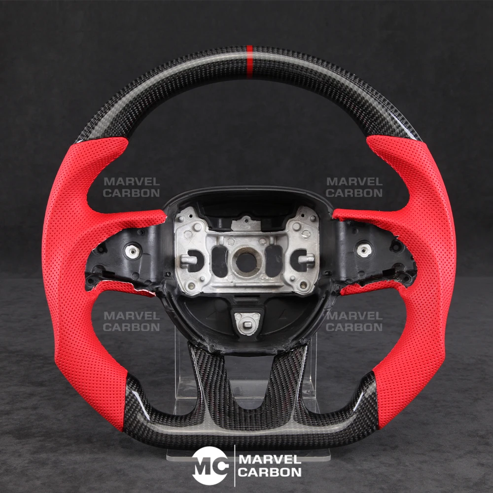 

100% натуральное карбоновое рулевое колесо, совместимое с Dodge