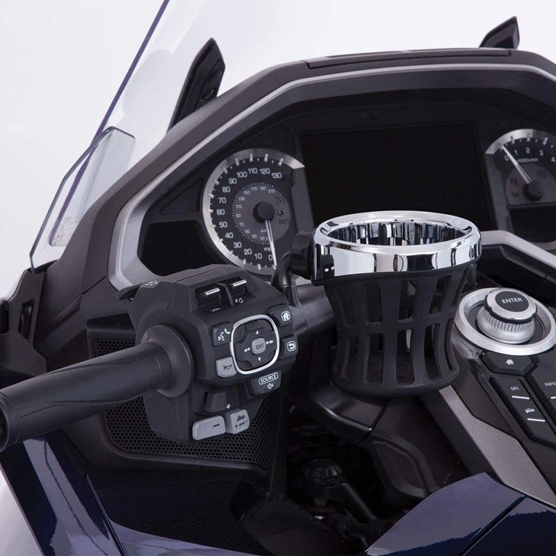 Satılık Motosiklet Bardak Içecek Tutucu Ayarlanabilir Su Tutucu Honda Goldwing 1800 GL1800 2018 2019 2020