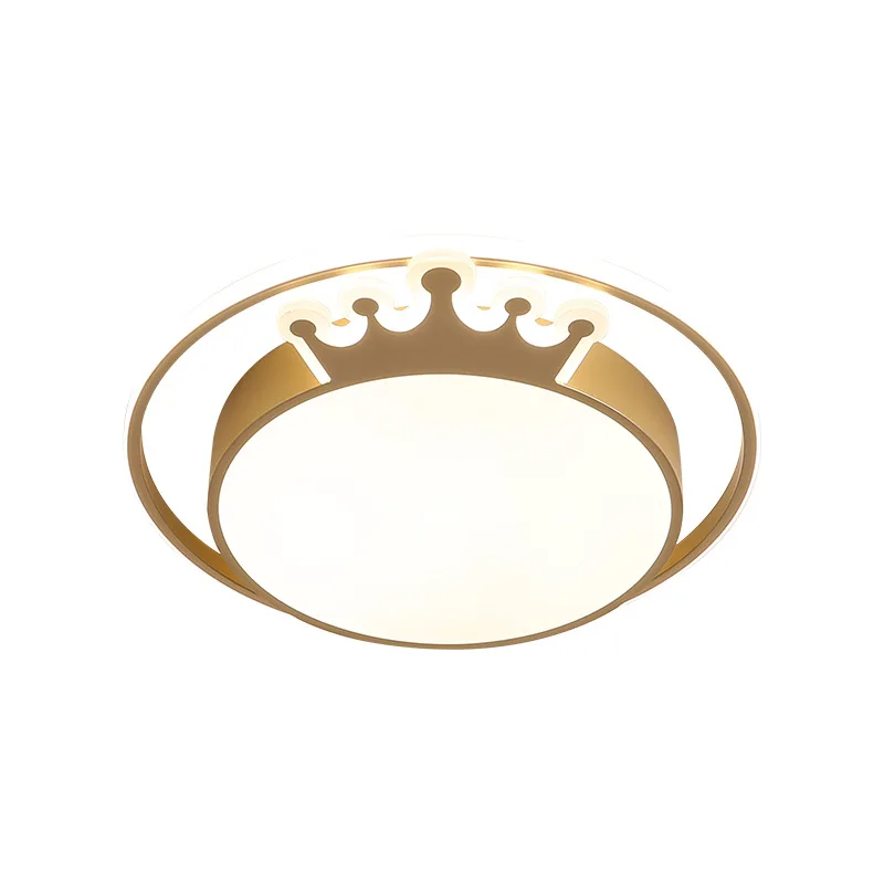 

Crown LED Ceiling Light Nordic Creative Design Dining Room Livingroom Bedroom Avenue Ceiling Lamp Simplicity Home Cozy Lightings