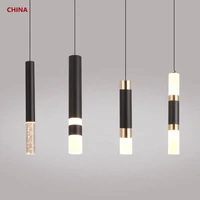 led pendant light dual light sources shine up and down droplight fixture kitchen island dining room shop bar counter decoration