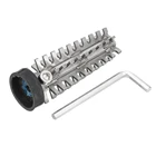 Быстрое удаление, сменный Электрический скалер для очистки рыбы, морепродуктов, прочный резак, головка, инструмент, кухонный скребок, рыночная нержавеющая сталь