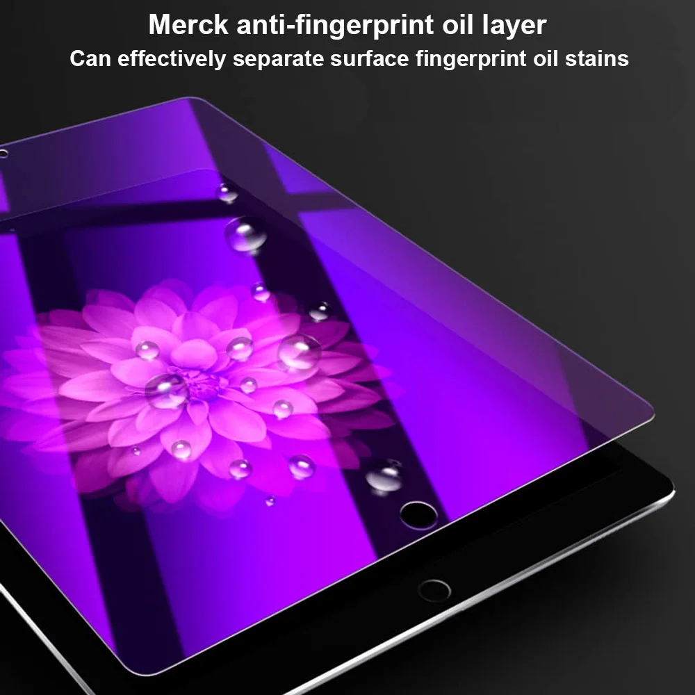 С защитой от УФ-светильник закаленное Стекло для Apple iPad Air 10,5 мини 5 4 3 2 Экран Защитная крышка для iPad Pro 9,7 11 защитная пленка