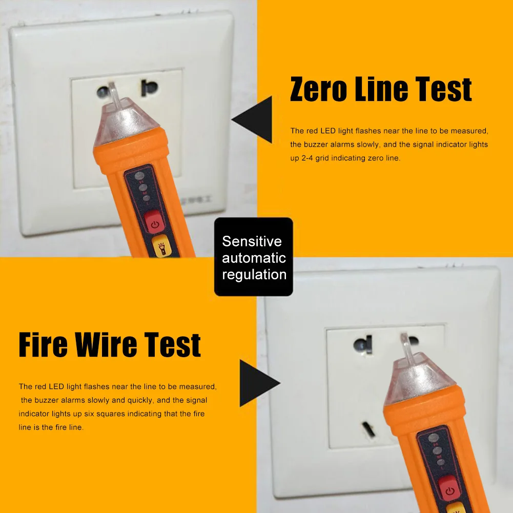 

Multi-function Led Voltage Tester Pen Testing Pencil Sensitivity Electric Compact Testing Pencil-35