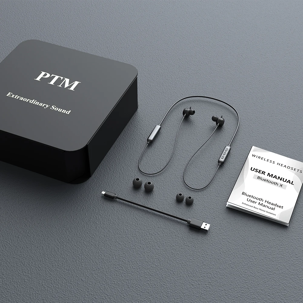 Беспроводные Bluetooth наушники PTM X2 игровая стереогарнитура спортивные