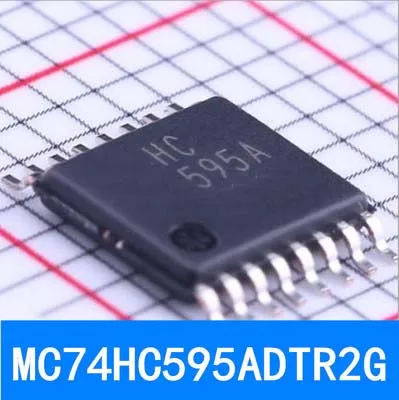 10 шт. MC74HC595ADTR2G SSOP 16 74HC595PW лапками углублением SOP 74HC595 HC595 TSSOP 16|Интегральные схемы| |