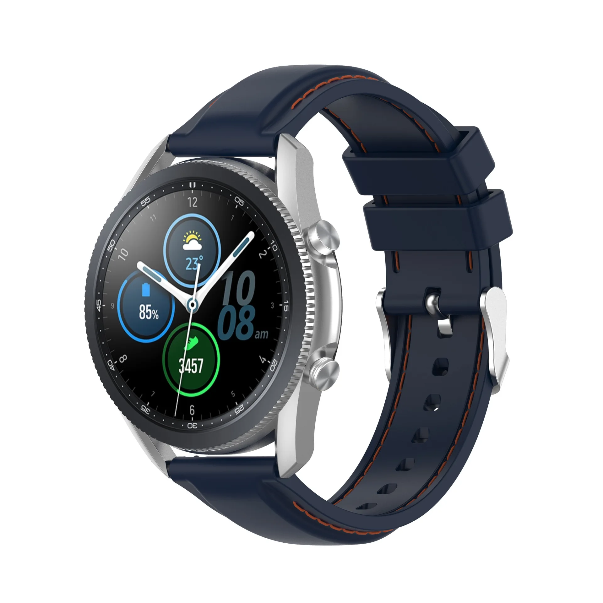 

Suture silicone strap For Samsung Galaxy Watch 3 45mm 41mm Smartwatch Band For Samsung Active 2/Gear S3 Watchband Bracelet