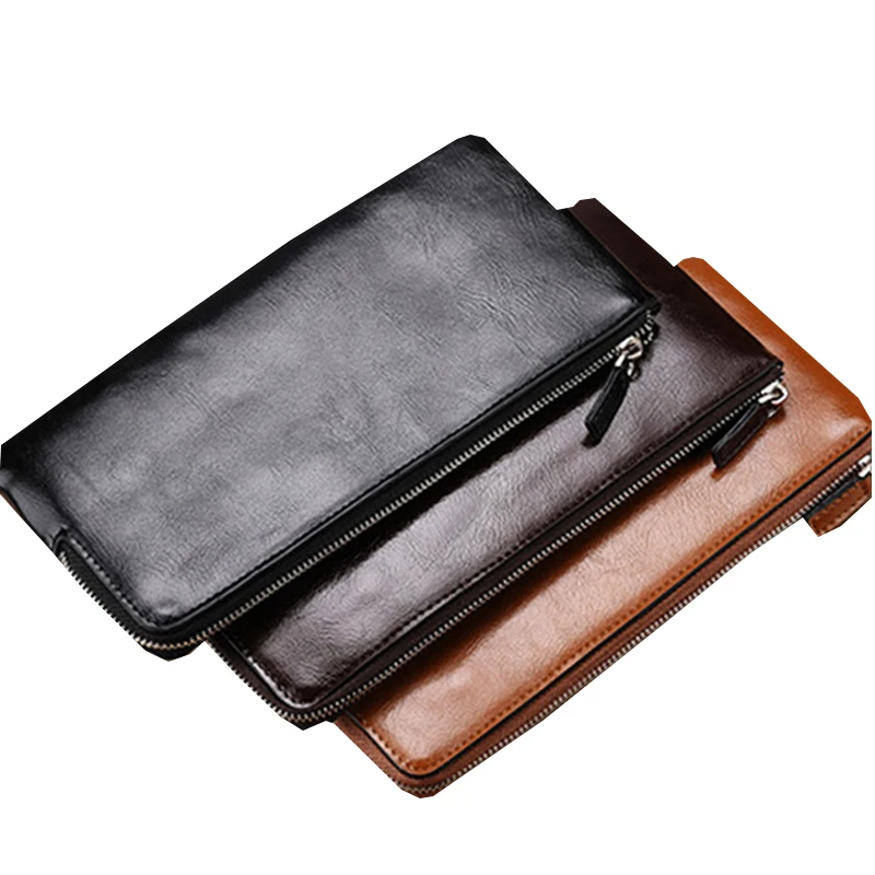 

2021 Waterproof Leather Phone Bag for iPhone Xs Max 8 Universal 6.5inches Cell Phone Case Bags For Outdoor Hunting Running