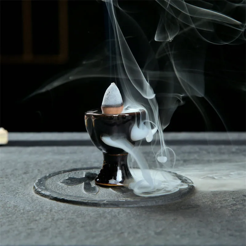 Керамический обратный поток ладана горелка креативный домашний декор украшения