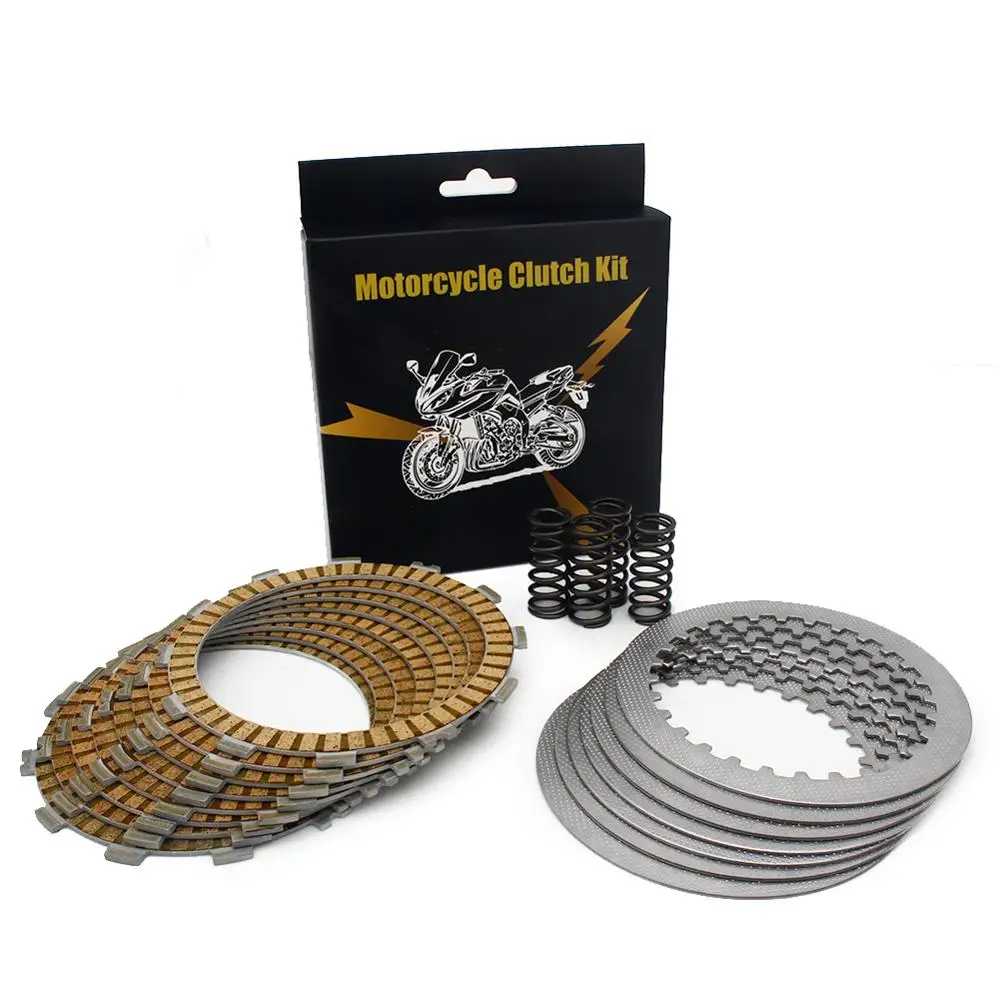 

BIKINGBOY For Honda CRF450R CRF 450 R 2011 2012 8 Clutch Friction Plate + 7 Steel Separator Plate + 4 Heavy Duty Spring Set