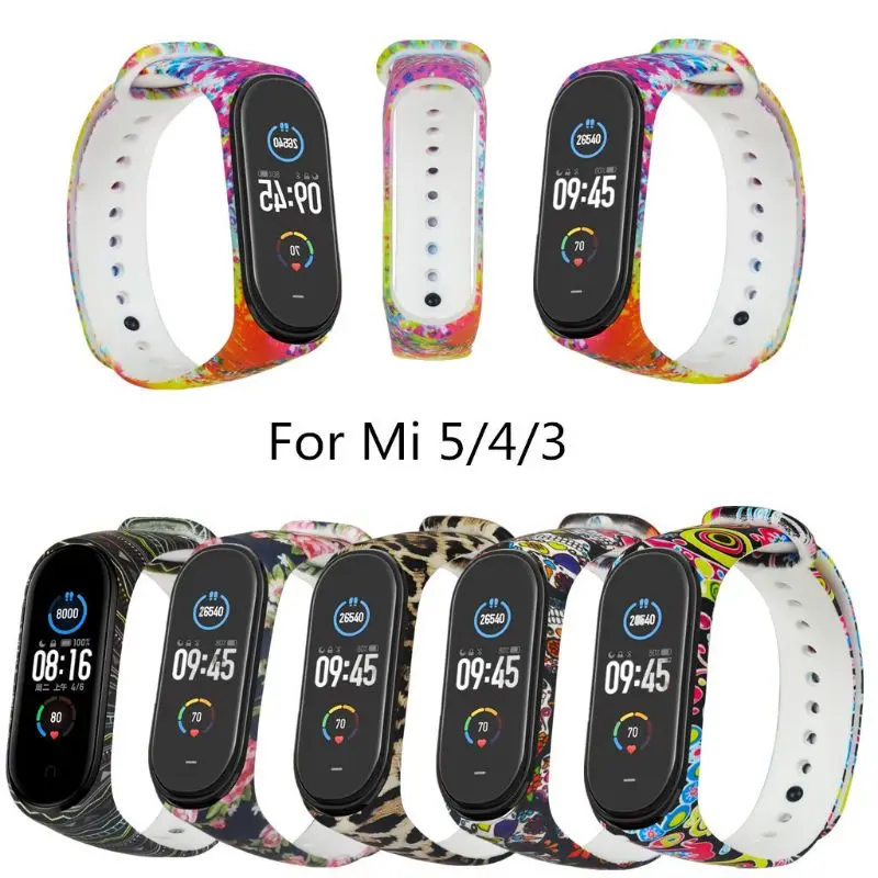 Гибкий силиконовый браслет для Xiao mi Band 5 4 ремешок 3 цветной Mi Band|Смарт-аксессуары| |