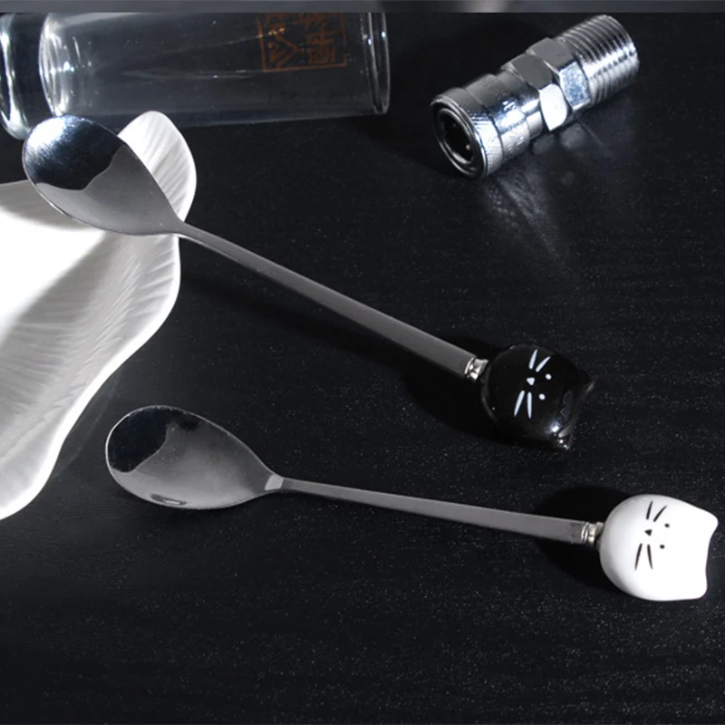 1 шт. детская ложка для чая из нержавеющей стали | Дом и сад