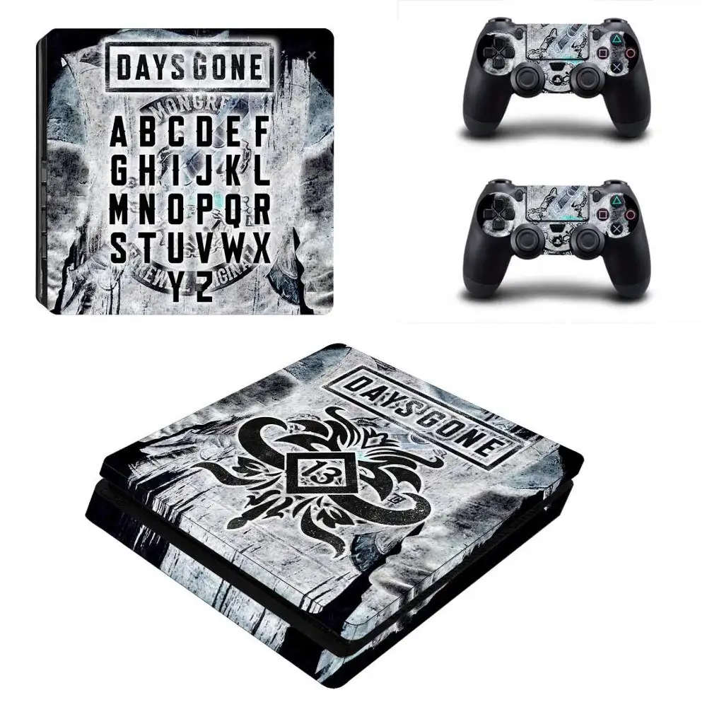 Days Gone PS4 тонкие наклейки PS 4 Play станция виниловые Pegatinas для playstation тонкая консоль и