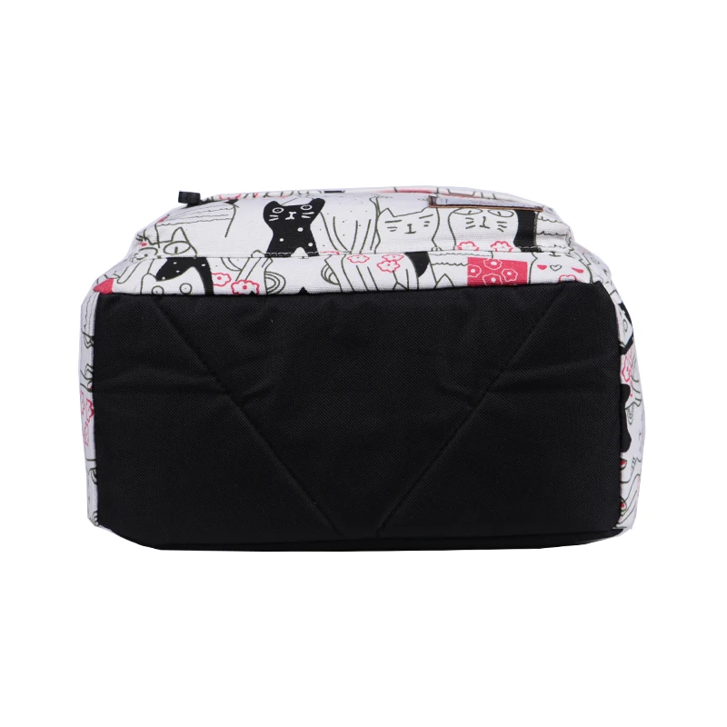 Модный школьный рюкзак для подростков девочек с цветочным принтом Женский