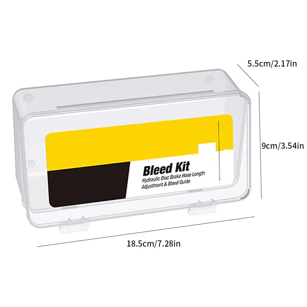 

Bike Brake Bleed Kit Hydraulic with Metal Joint Funnel Adapter Mineral Oil Repair Tool Fluid Universal Bicycle Maintenance Tools