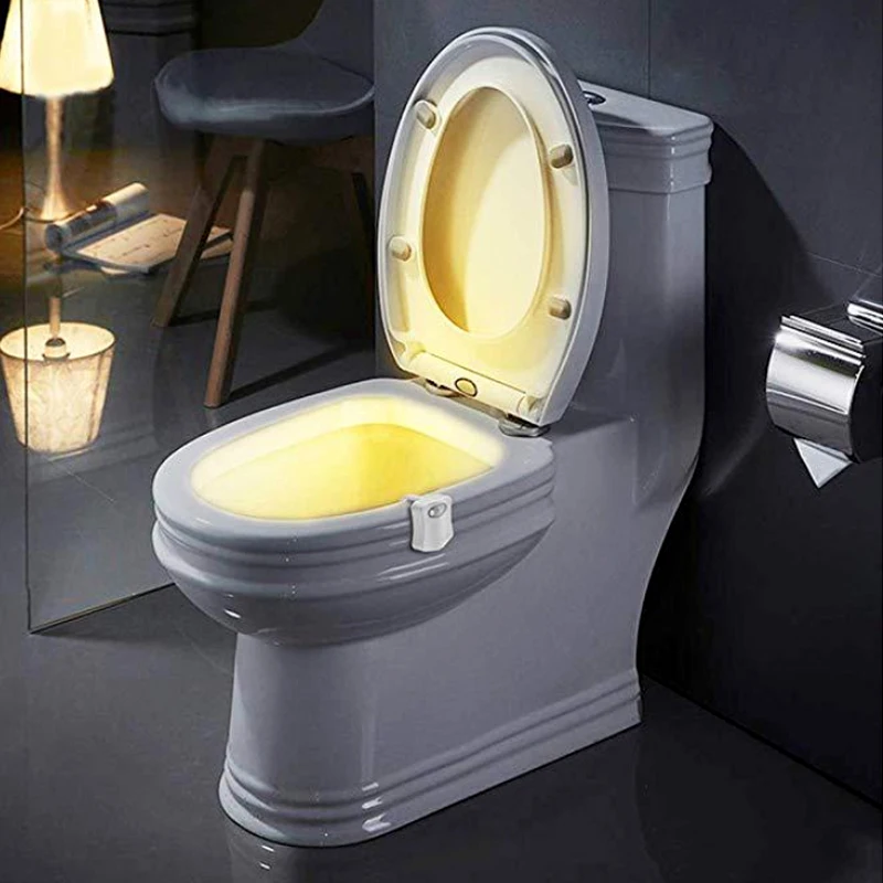 Светильник для туалета водонепроницаемый с датчиком движения 8 цветов | Лампы и