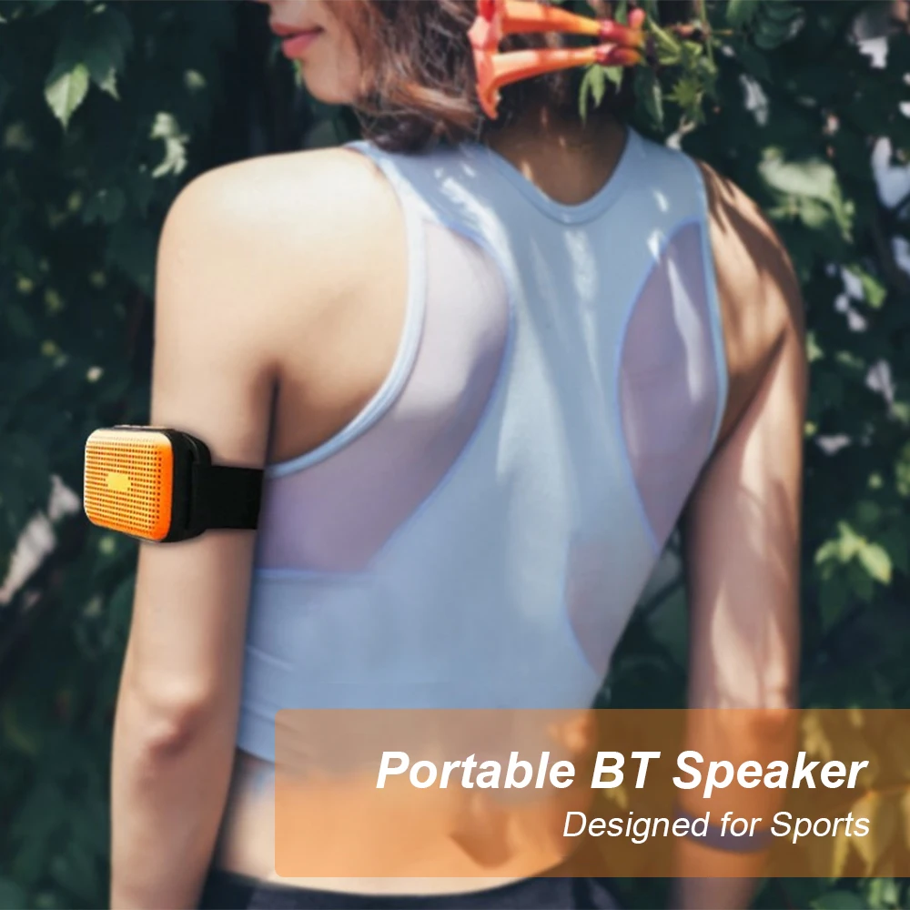 

Mini Portable Arm Bluetooth Speakers Outdoor Wireless Smart Sports Speaker IPX4 Waterproof Speakers Suport TF Cards Music Player