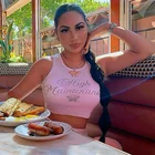 Женские повседневные пикантные укороченные топы с белыми буквами и бабочками, облегающий топ с круглым воротником, топ с блестками для женщин, топ с блестками