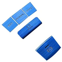 car electronic handbrake central control button decoration sticker cover trim for toyota 8th camry5pcs