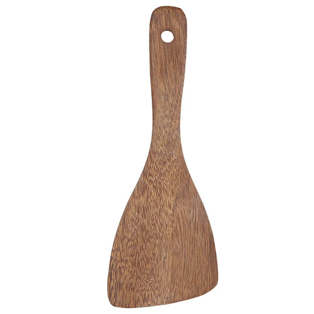 Натуральная деревянная масляная ложка венге Экологичная квадратная