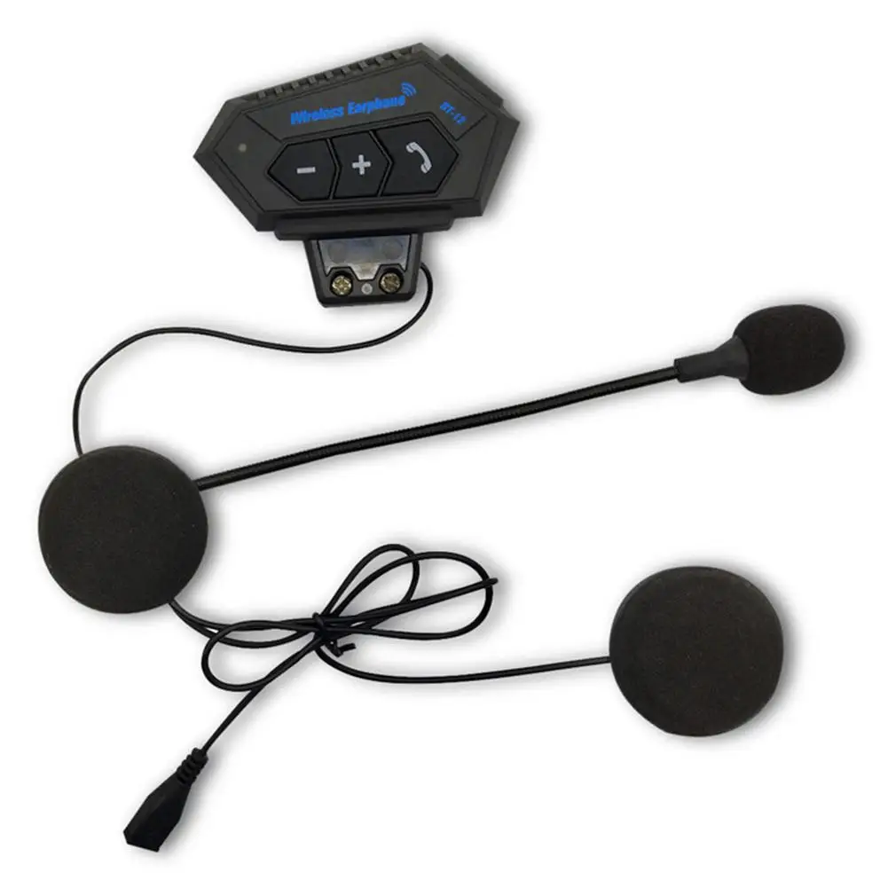 500mA наушники мотоцикл Bluetooth гарнитура шлем V4.2 Bluetooth домофон Мотор велосипед гарнитура снижение шума микрофон
