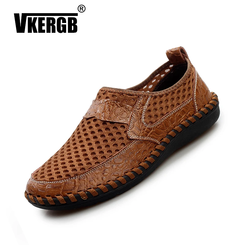 

Мужские воздухопроницаемые сетчатые туфли VKERGB, Повседневная Удобная мягкая обувь, роскошные дизайнерские топ-сайдеры, лето 2020