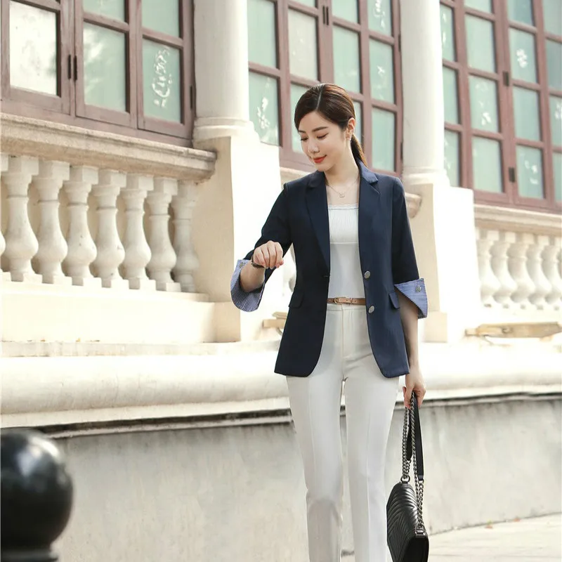 Розовая женская элегантная деловая офисная одежда OL весна осень модные