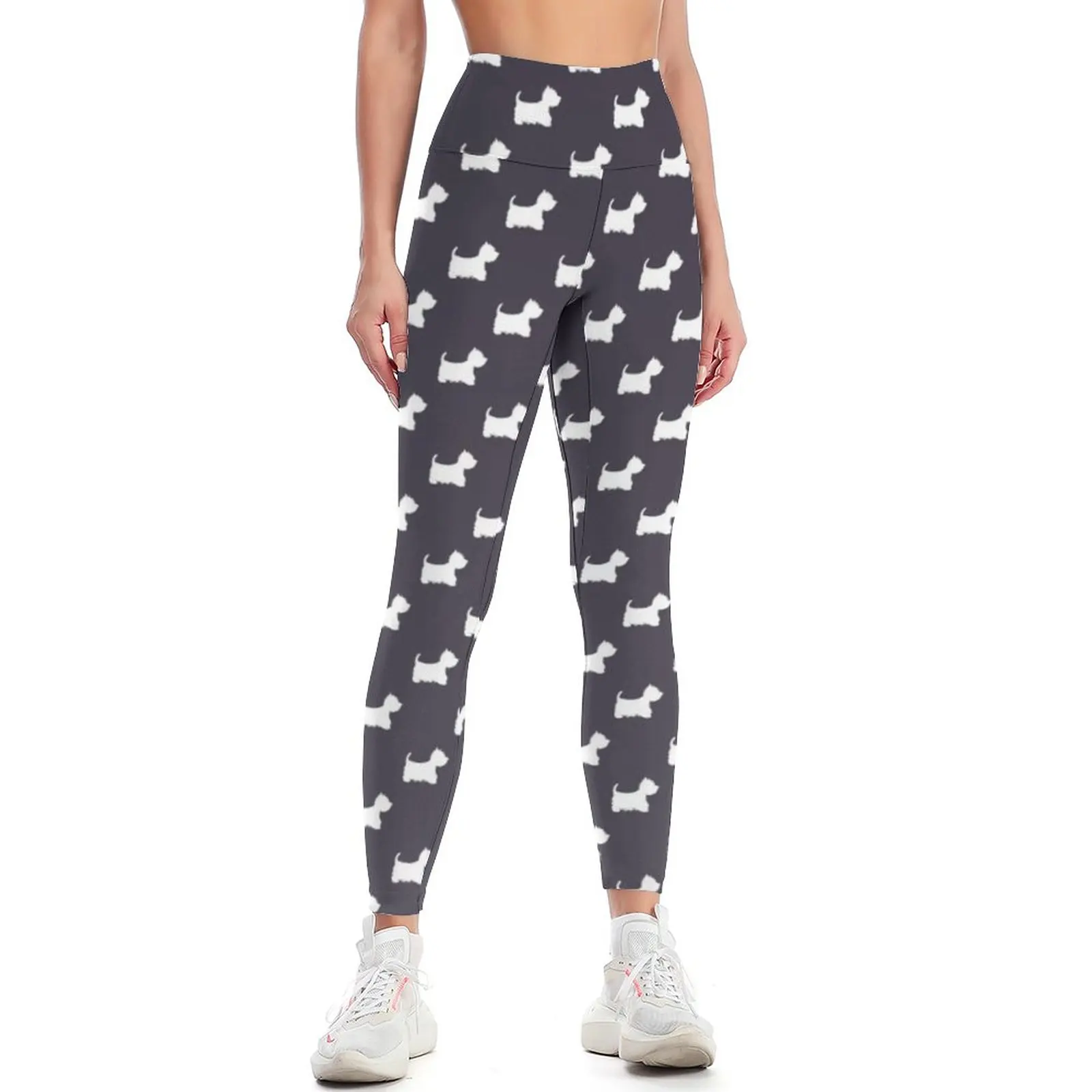 

West Highland White Terrier Leggings Wholesale Pattern Yoga Pants Funky Women Pushup Winter Yoga Leggings