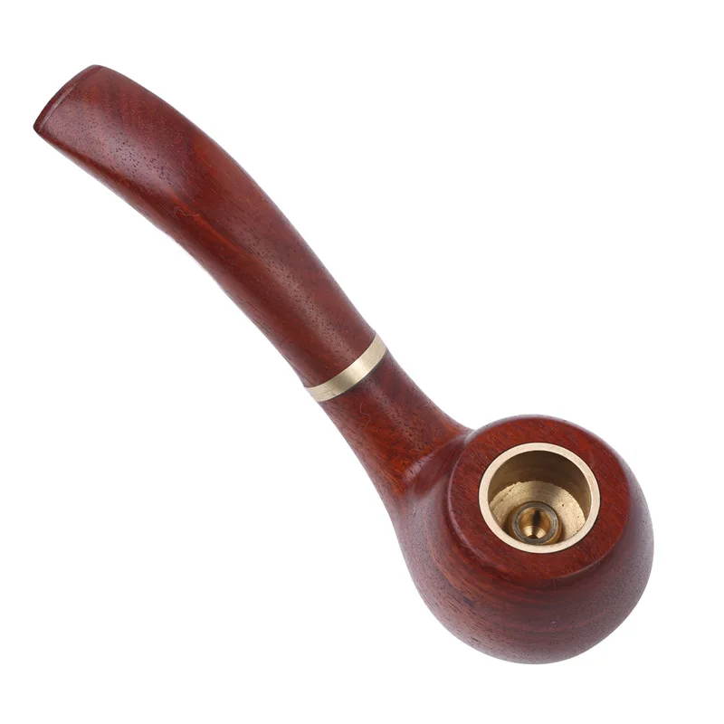 Трубка для загара крови из цельного дерева ручной работы классическая
