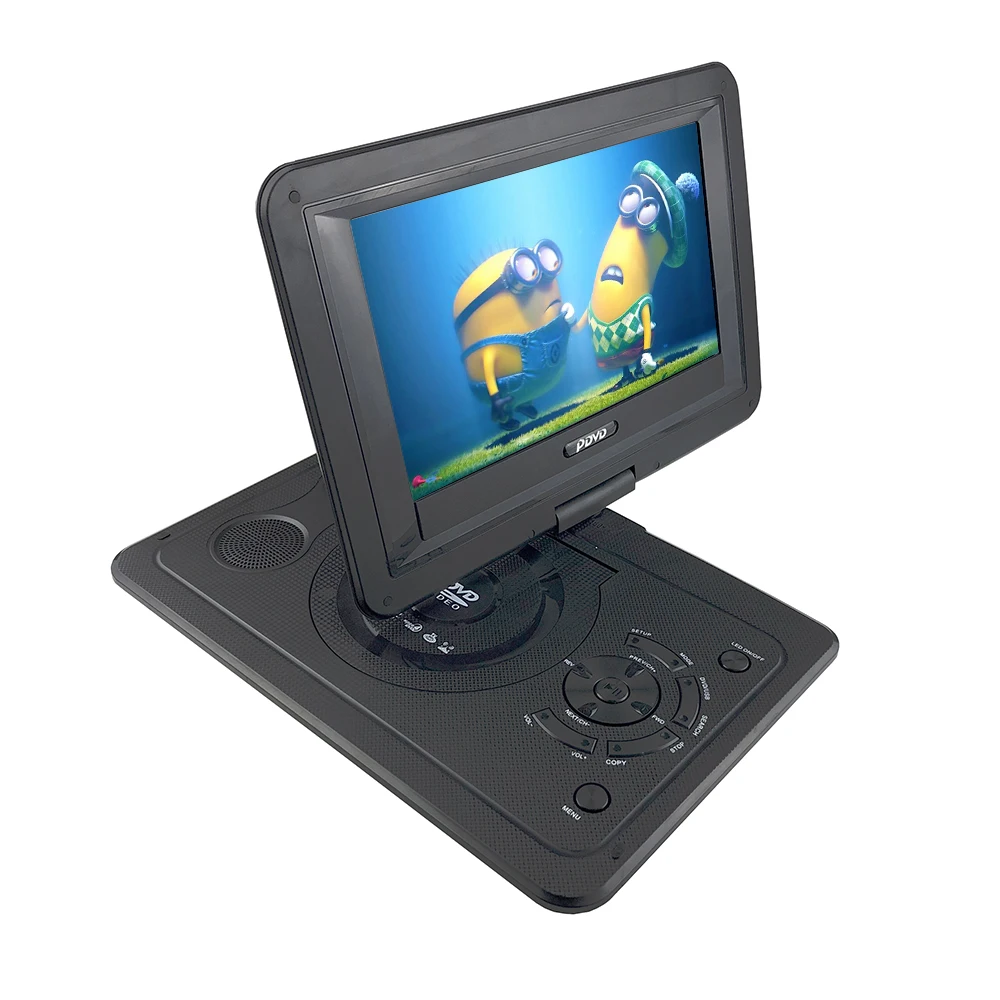 Liedao 10 1-дюймовый портативный dvd-плеер перезаряжаемый аккумулятор игровой плеер