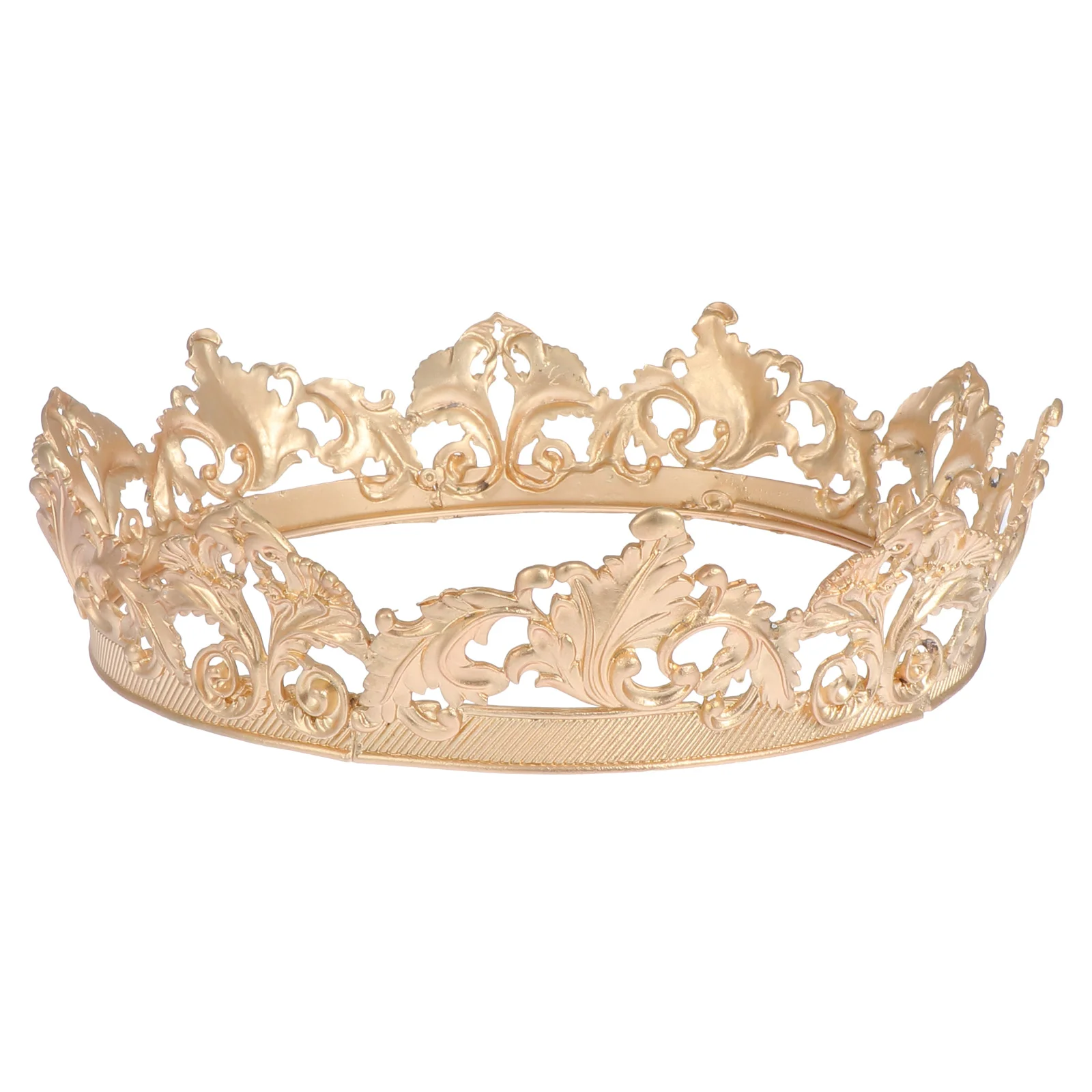 

1Pc Metal Men Tiara Performance Tiara Male Female Universal Prince Tiara