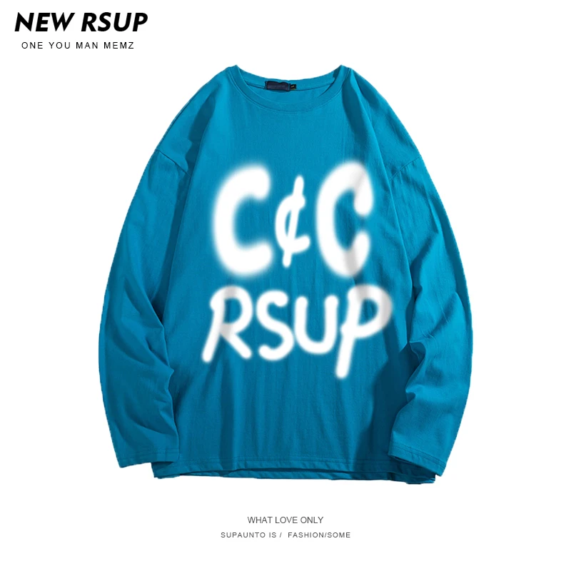 Осенняя Модная брендовая хлопковая Футболка с принтом Ins для мальчиков в