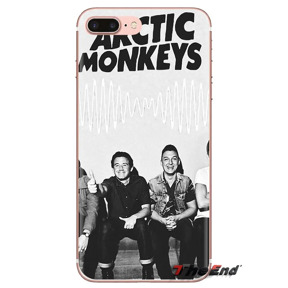 Прозрачные мягкие чехлы для iPod Touch Apple iPhone 4 4s 5 5S SE 5C 6 6S 7 8 X XR XS Plus MAX arctic monkeys logo |