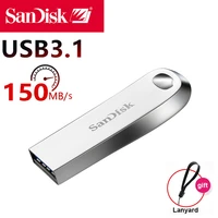 new original sandisk ultra luxe usb 3 1 usb flash drive pen drive max 150mbs cz74 128gb 64gb 32gb 16gb pendrive animado usb key
