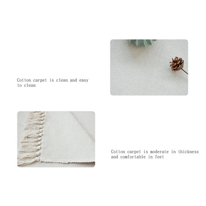 white cloth fabric floor rugs for living room bedroom knitted home sofa areas carpets long size bed side bathroom mat diy paint free global shipping