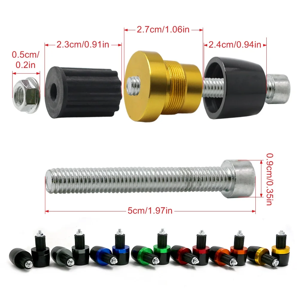 Универсальные насадки для концов руля мотоцикла 7/8" For HONDA NC750 NC 750 S/X всех годов выпуска.