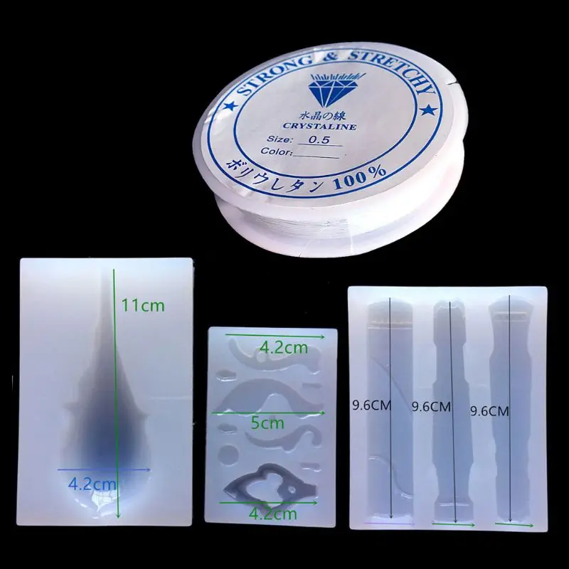 4 шт. Музыкальные инструменты силиконовый комплект пресс-форм традиционный Guqin